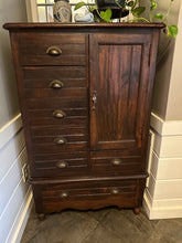 Load image into Gallery viewer, Bassett Old World Style Chifforobe Storage Cabinet 61 Inch