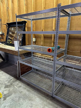 Load image into Gallery viewer, Heavy Duty Industrial Metal Garage Shelving Unit with Wire Shelves