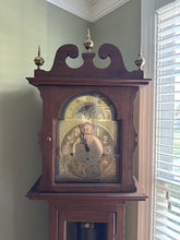 Load image into Gallery viewer, Handcrafted Solid Wood Grandfather Clock by James H. Lyerly