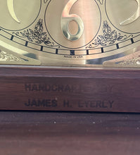 Load image into Gallery viewer, Handcrafted Solid Wood Grandfather Clock by James H. Lyerly