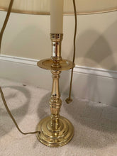Load image into Gallery viewer, Pair of Solid Brass Candlestick Lamps – Baldwin Style Quality
