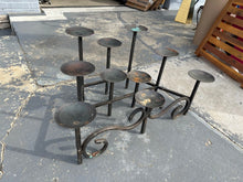 Load image into Gallery viewer, Large Wrought Iron Multi Arm Candelabra Floor Candle Holder Gothic Style