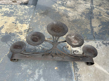 Load image into Gallery viewer, Wrought Iron 5 Arm Candelabra Tabletop Candle Holder Gothic Scroll