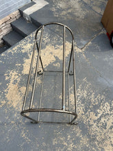 Load image into Gallery viewer, Metal Blanket Rack Towel Stand Arched Top Scroll Feet