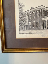 Load image into Gallery viewer, Scott Kiefer Presidential Homes Prints Set of 5 Framed Ulysses Grant Roosevelt Jefferson Hayes