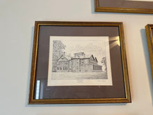 Load image into Gallery viewer, Scott Kiefer Presidential Homes Prints Set of 5 Framed Ulysses Grant Roosevelt Jefferson Hayes