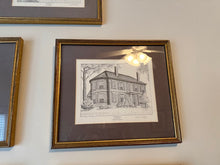 Load image into Gallery viewer, Scott Kiefer Presidential Homes Prints Set of 5 Framed Ulysses Grant Roosevelt Jefferson Hayes