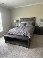 Load image into Gallery viewer, Vickery Creek Upholstered Queen Bed with Foot Storage