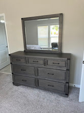 Load image into Gallery viewer, Vickery Creek Weathered Gray 7 Drawer Dresser with Antique Pewter Hardware