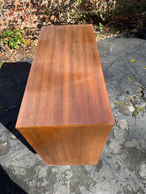 Load image into Gallery viewer, Mid Century Modern Dixie Walnut 5 Drawer Chest on Tapered Legs