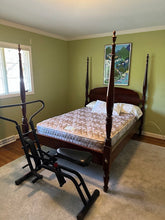 Load image into Gallery viewer, Queen Size Mahogany Four Poster Bed Hepplewhite Style by Craftique