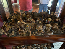 Load image into Gallery viewer, Boyds Bears Resin Figurine Collection Large Lot Display Case Full Set