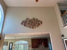 Load image into Gallery viewer, Abstract Metal Wall Sculpture Modern Geometric Multi Panel Wall Art Large