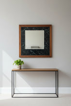 Load image into Gallery viewer, Sue Pirtle 180 Degree Functional Artwork Mirror Wood Marble Frame