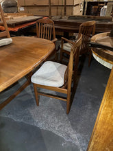 Load image into Gallery viewer, Danish Modern Teak Dining Set Extension Table with Leaf and 6 Chairs