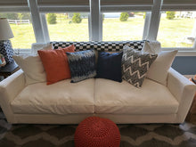 Load image into Gallery viewer, 92 Inch Contemporary Upholstered Sofa Linen Fabric Deep Seat