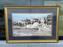 Load image into Gallery viewer, "Storm Warnings" by Jim Booth – Signed 1988 Coastal Print of Charleston SC Hurricane Scene