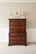 Load image into Gallery viewer, Pennsylvania House Solid Wood Cherry Chest of Drawers Tall Dresser