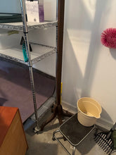Load image into Gallery viewer, Traditional Wooden Coat Rack Stand with Scroll Hooks and Dark Wood Finish