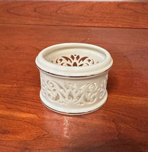 Load image into Gallery viewer, Lenox Illuminations Pierced Votive Candle Holder Ivory Porcelain