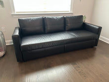 Load image into Gallery viewer, IKEA FRIHETEN Black Sleeper Sofa with Storage
