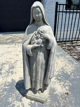 Load image into Gallery viewer, St Therese Concrete Statue - 34" Tall
