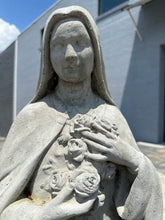 Load image into Gallery viewer, St Therese Concrete Statue - 34" Tall