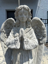 Load image into Gallery viewer, Praying Angel Concrete Statue - 32" Tall