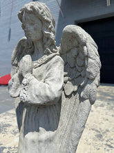 Load image into Gallery viewer, Praying Angel Concrete Statue - 32" Tall