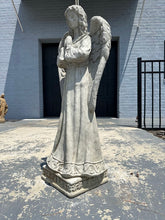 Load image into Gallery viewer, Praying Angel Concrete Statue - 32" Tall