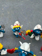 Load image into Gallery viewer, Vintage Smurfs PVC Figurine Lot (13) – Schleich & Wallace Berrie – 1980s Collection