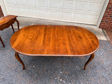 Load image into Gallery viewer, Ethan Allen Country French Dining Set – Table with 6 Chairs & Extensions