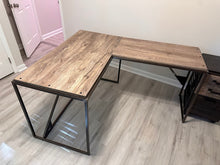 Load image into Gallery viewer, Bush Furniture Refinery 62W L-Shaped Industrial Desk