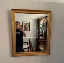 Load image into Gallery viewer, Elegant Gold Leaf Wall Mirror – Classic Beveled Frame