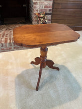 Load image into Gallery viewer, Antique Rectangular Flip-Top Side Table