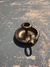 Load image into Gallery viewer, Vintage Brass Chamberstick Candle Holder