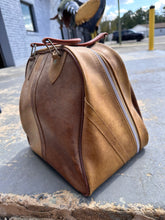 Load image into Gallery viewer, Vintage Bowling Ball with Leather Carrying Bag – Hammer / Fab