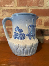 Load image into Gallery viewer, Antique Salt-Glazed Stoneware Pitcher β Windmill Relief Design - #1
