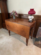 Load image into Gallery viewer, Antique Farmhouse Drop-Leaf Dining Table