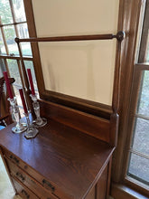 Load image into Gallery viewer, Antique Oak Washstand with Towel Rack
