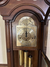 Load image into Gallery viewer, Howard Miller 61st Anniversary Grandfather Clock – Traditional Cherry Wood Longcase Clock