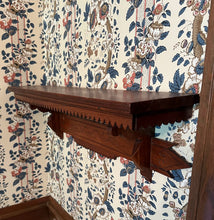Load image into Gallery viewer, Antique Eastlake Wall Shelf – Hand-Carved Victorian Display Shelf