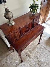 Load image into Gallery viewer, Pennsylvania House Solid Cherry Tambour Desk – Exceptional Condition