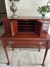 Load image into Gallery viewer, Pennsylvania House Solid Cherry Tambour Desk – Exceptional Condition