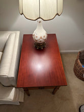 Load image into Gallery viewer, Pair of Genuine Mahogany Two-Drawer End Tables – Classic Traditional Design