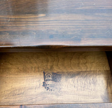 Load image into Gallery viewer, Bennington Pine Nightstand with Lower Cabinet – Solid Craftsmanship