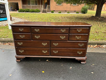 Load image into Gallery viewer, Ethan Allen Georgian Court Dresser with Dual Mirrors – 66” Wide