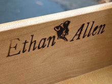 Load image into Gallery viewer, Ethan Allen Georgian Court Nightstand with Glass Top