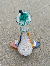 Load image into Gallery viewer, Hand-Blown Murano-Style Glass Clown Figurine – Multicolor Art Glass Circus Clown