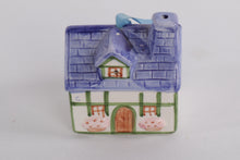 Load image into Gallery viewer, Vintage Hand-Painted Ceramic Cottage House Ornament – 3"